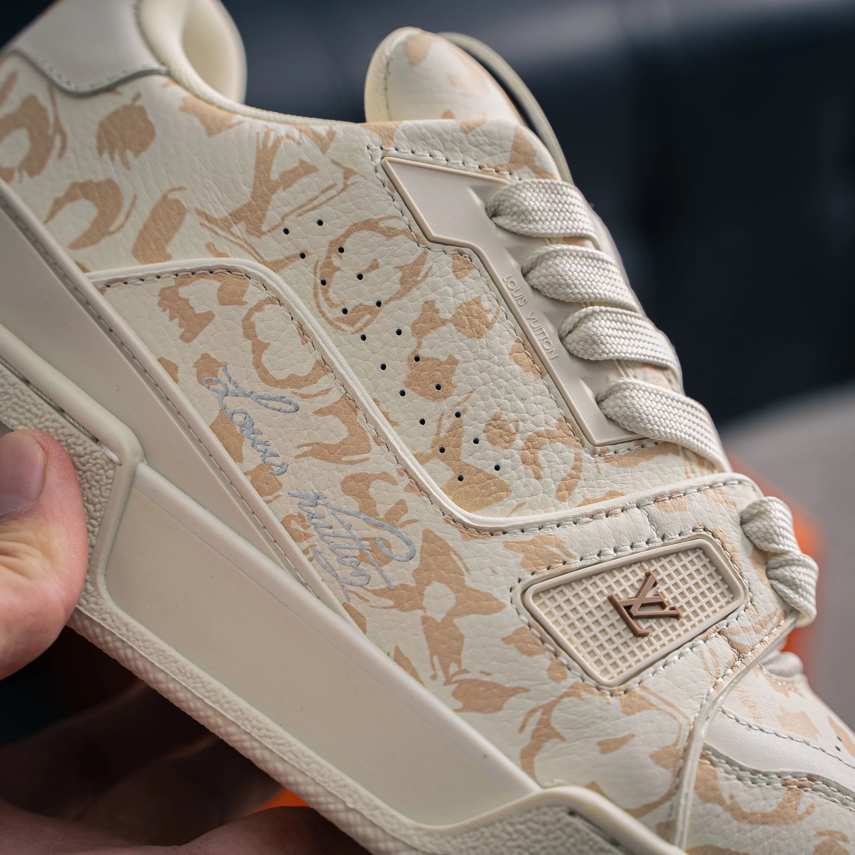 【VL 】 LOUIS VUITTON LV Trainer ✦ Cowhide Leather Monogram ，Retro ✦ #